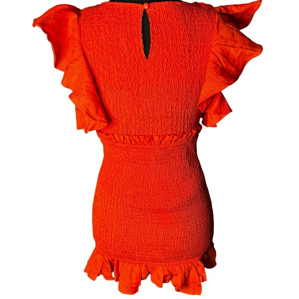 OLIVACEOUS NWT / Two Piece Top‎ and Skirt / Ruffle Details/ L - Picture 2 of 8
